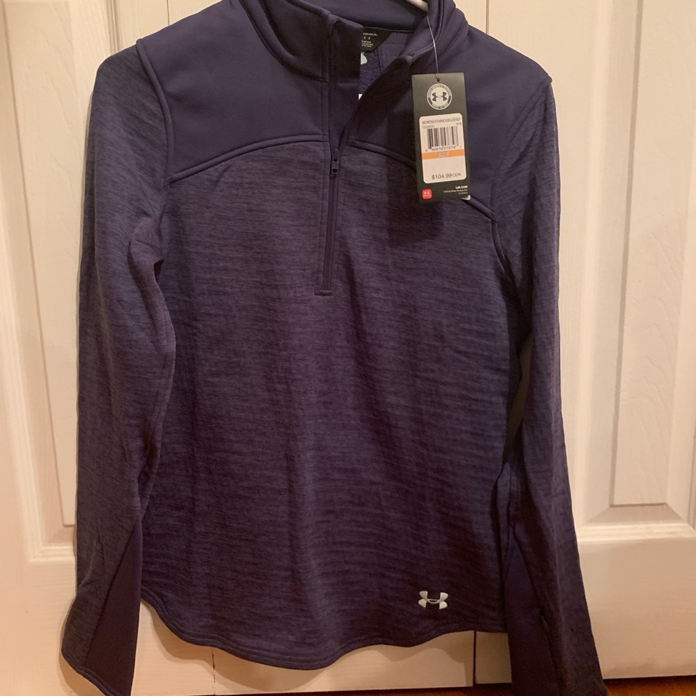Under Armour Womens 1/2 Zip Sweatshirt Jacket ~small (petite) MSRP ~ $104.99